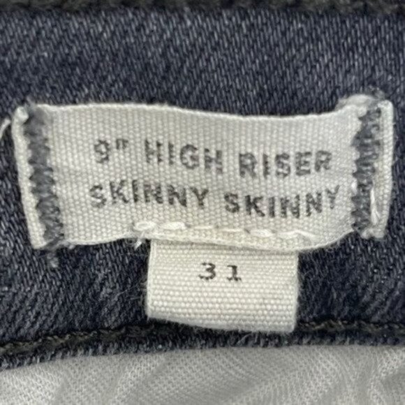 Madewell 9” high riser skinny skinny jeans size 31 style F4804 - Picture 9 of 10